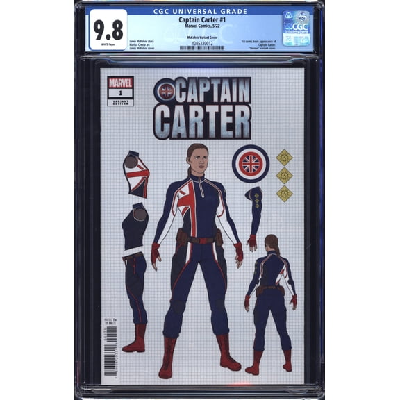 Captain Carter #1 - CGC 9.8 Comic Book