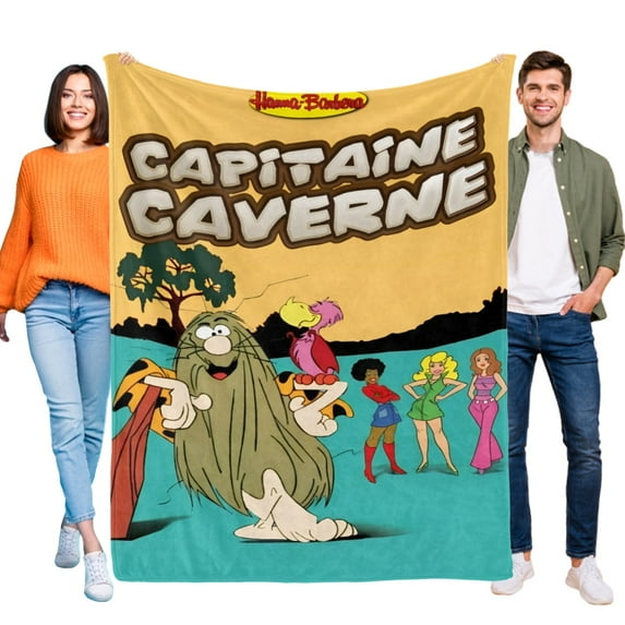 Captain Caveman-Anti-Pilling Flannel Blanket Soft Lightweight Plush Fuzzy Cozy Luxury Blanket for Home and Kitchen Use – Perfect for Kids and Adults30"X40"