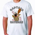 thumbnail image 1 of Captain Caveman white HOT NEW T-shirt short sleeve All sizes XB309, 1 of 2