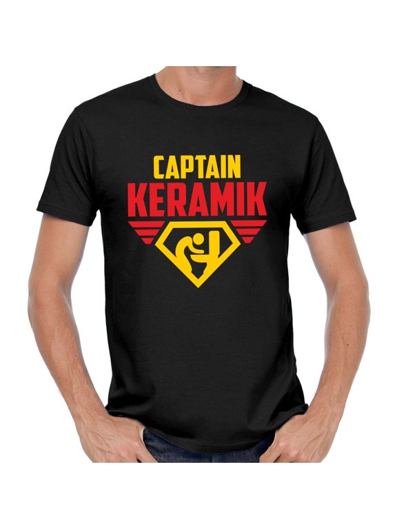 Captain Ceramics Mallorca Party Jga Party Celebration Comedy Funny Fun T-Shirt