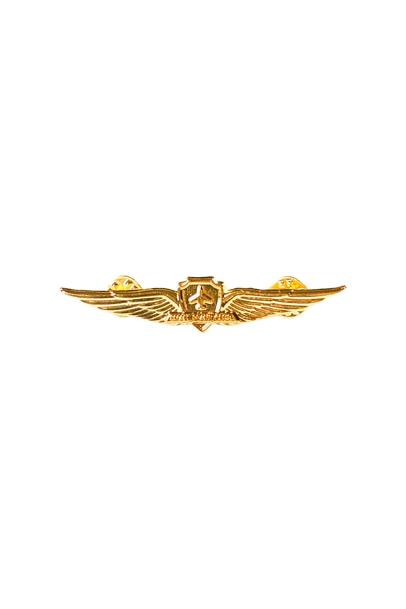 Captain Chest Badge Metal Airman Wing Pin Naval Senior Piloted Wing Piloted Badge Lapel Pin Aviation Wing Badge