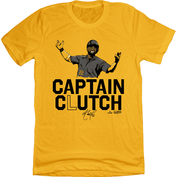 Captain Clutch - Andrew McCutchen Gold Unisex T-Shirt 3X