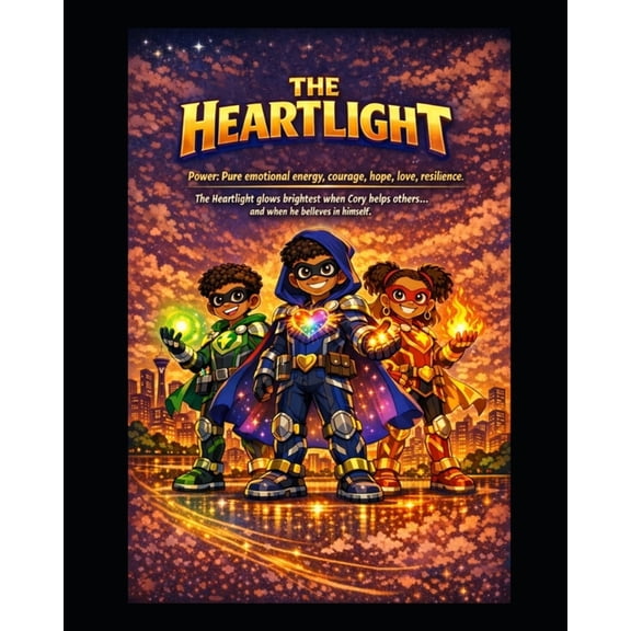 Captain Courage: RISE OF THE HEARTLIGHT HERO: A Superhero Children's Book About Courage, Feelings, and Emotional Strengt, (Paperback)