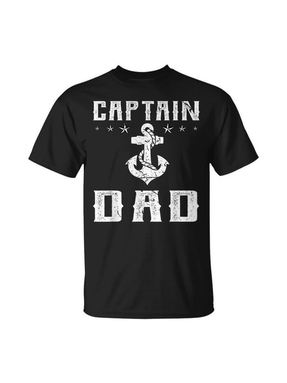 Captain Dad Anchor Sailor For Dad UnisexT-shirt