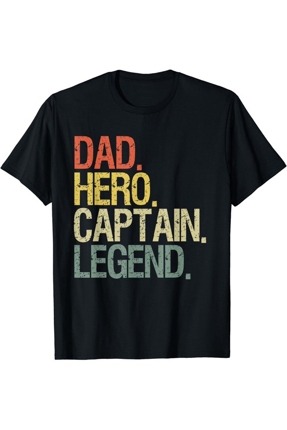 Captain Dad Boat T-Shirt Unisex T-Shirt