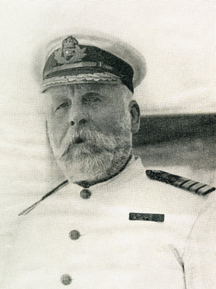 Captain Edward John Smith Rd Rnr January 27 1850 To April 15 1912 Captain Of Rms Titanic Who Went Down With The Ship Canvas Art - Ken Welsh Design Pics (12 x 16)