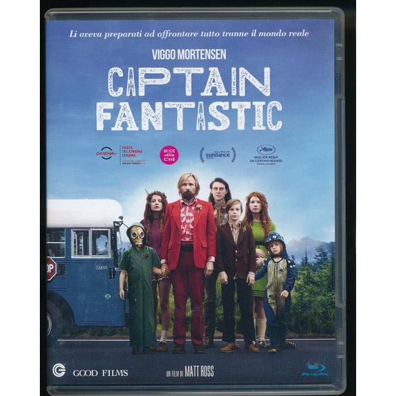 Captain Fantastic (Blu-ray) Mortensen Langella Zahn Hahn Pyle Moriarty