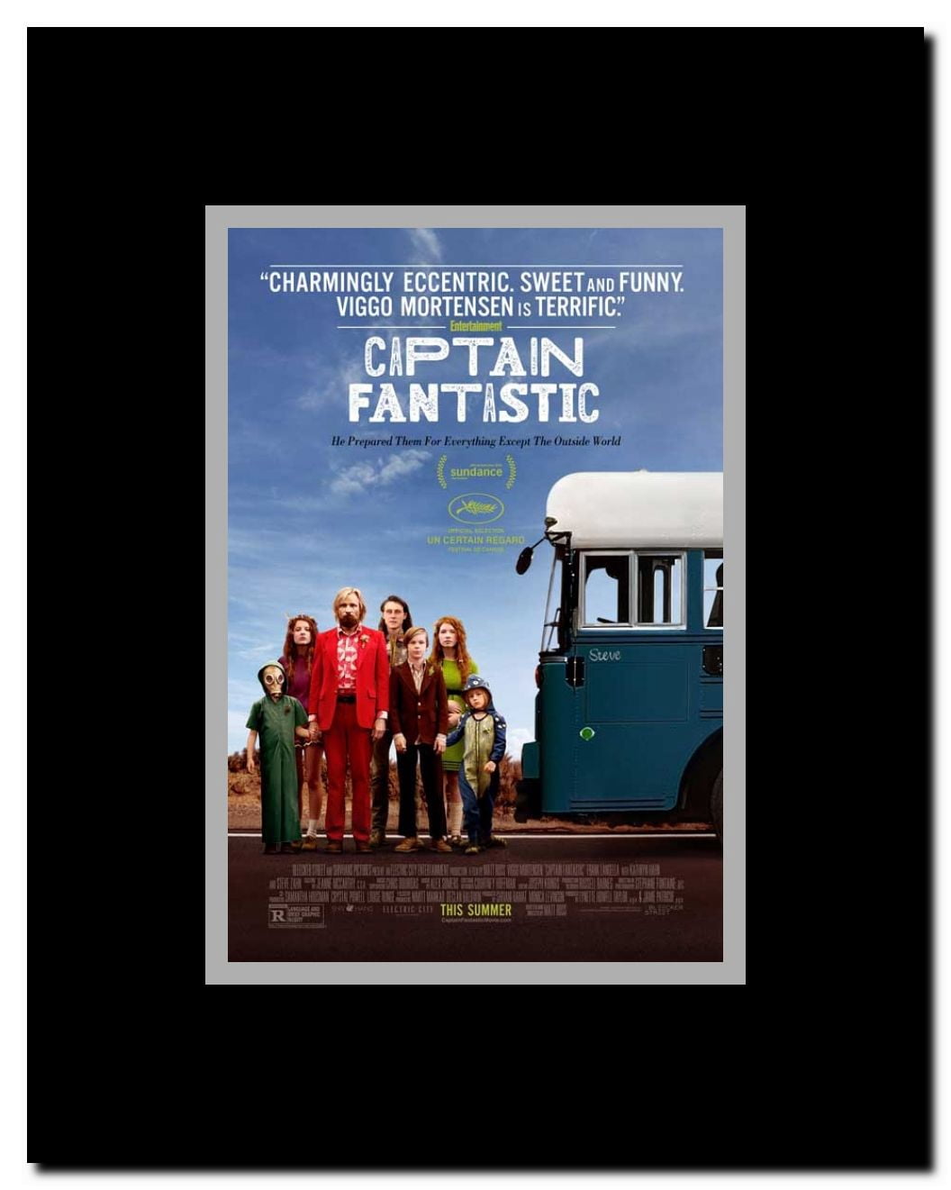 Captain Fantastic Framed Movie Poster