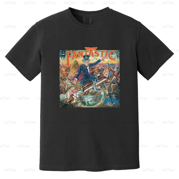 Captain Fantastic Vintage Retro Music Pop Rock Album Art Comfort Color T-Shirt Unisex, up to 4XL