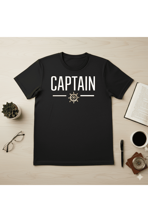 Captain First Mate Boat Lover Boating Sailing Nautical Unisex T-Shirt V17871, up to Size 5XL