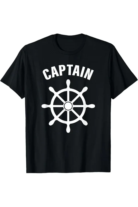 Captain & First Mate Matching Set T-Shirt Unisex S-5XL Hot Trending Shirt, Vintage Birthday Gift