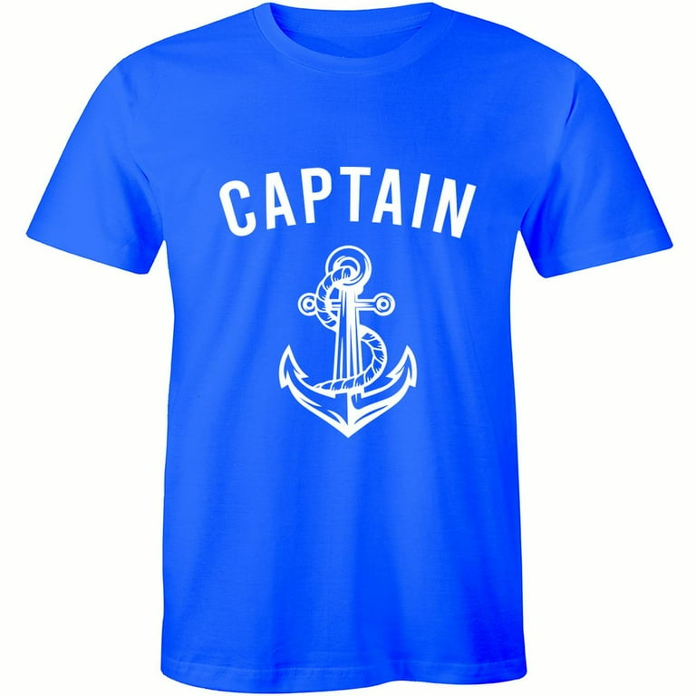 Captain Funny Sailor Sailing Gift Boat Anchor Yachting Men's
