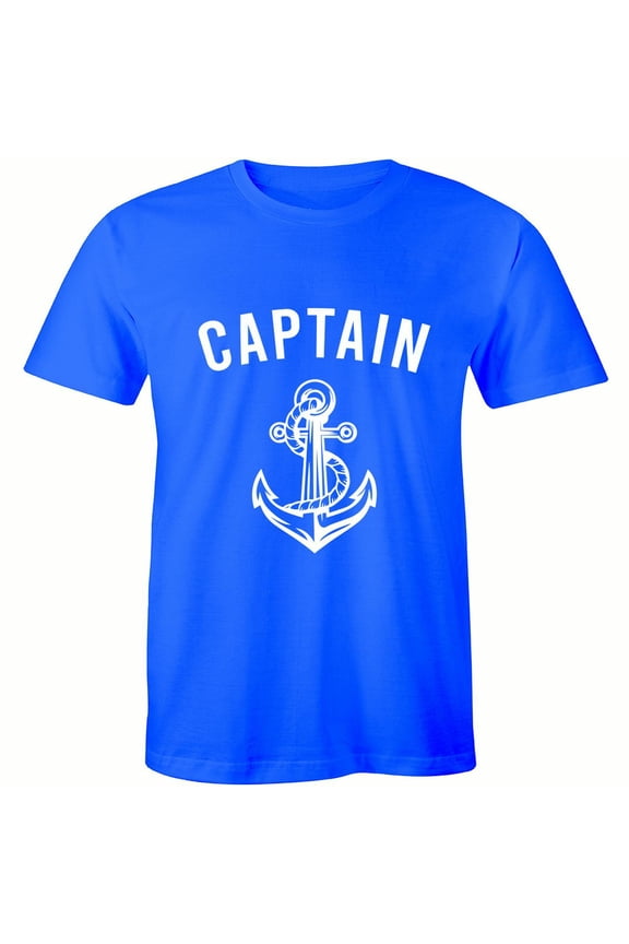 Captain - Funny Sailor Sailing Gift Boat Anchor Yachting Men's Gift T-Shirt