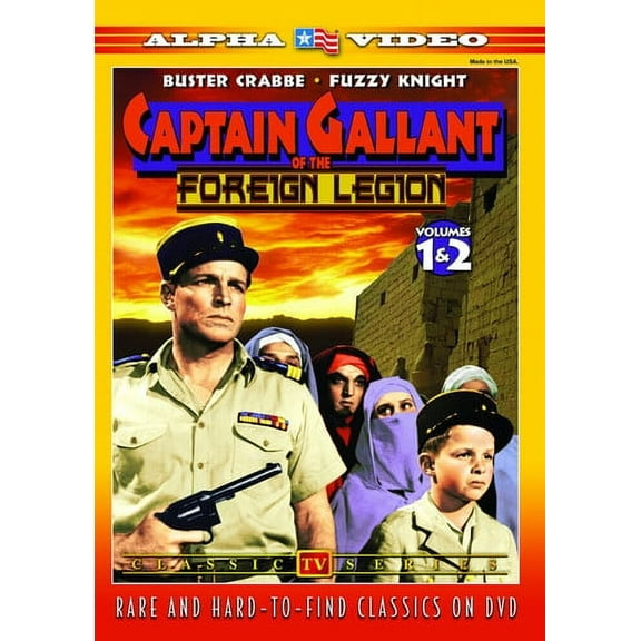 Captain Gallant of the Foreign Legion 1 & 2 (DVD), Alpha Video, Action & Adventure