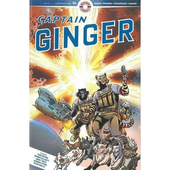 Captain Ginger #4 VF ; Ahoy Comic Book