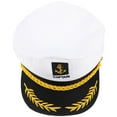 Captain Hat, Adult Yacht Boat Ship Sailor Captain Costume Hat Navy