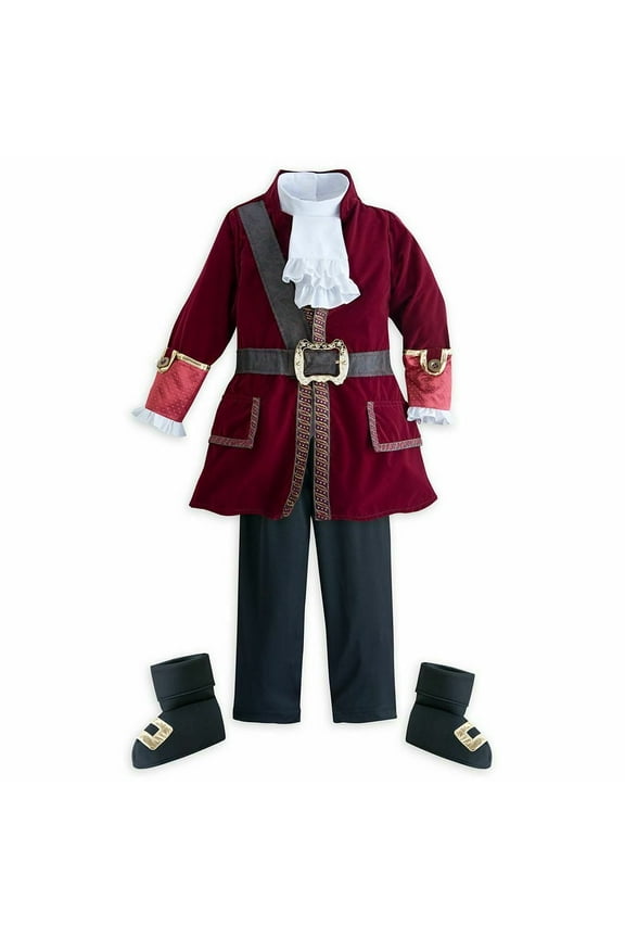 Captain Hook Boys Costume Outfit Set Size 3