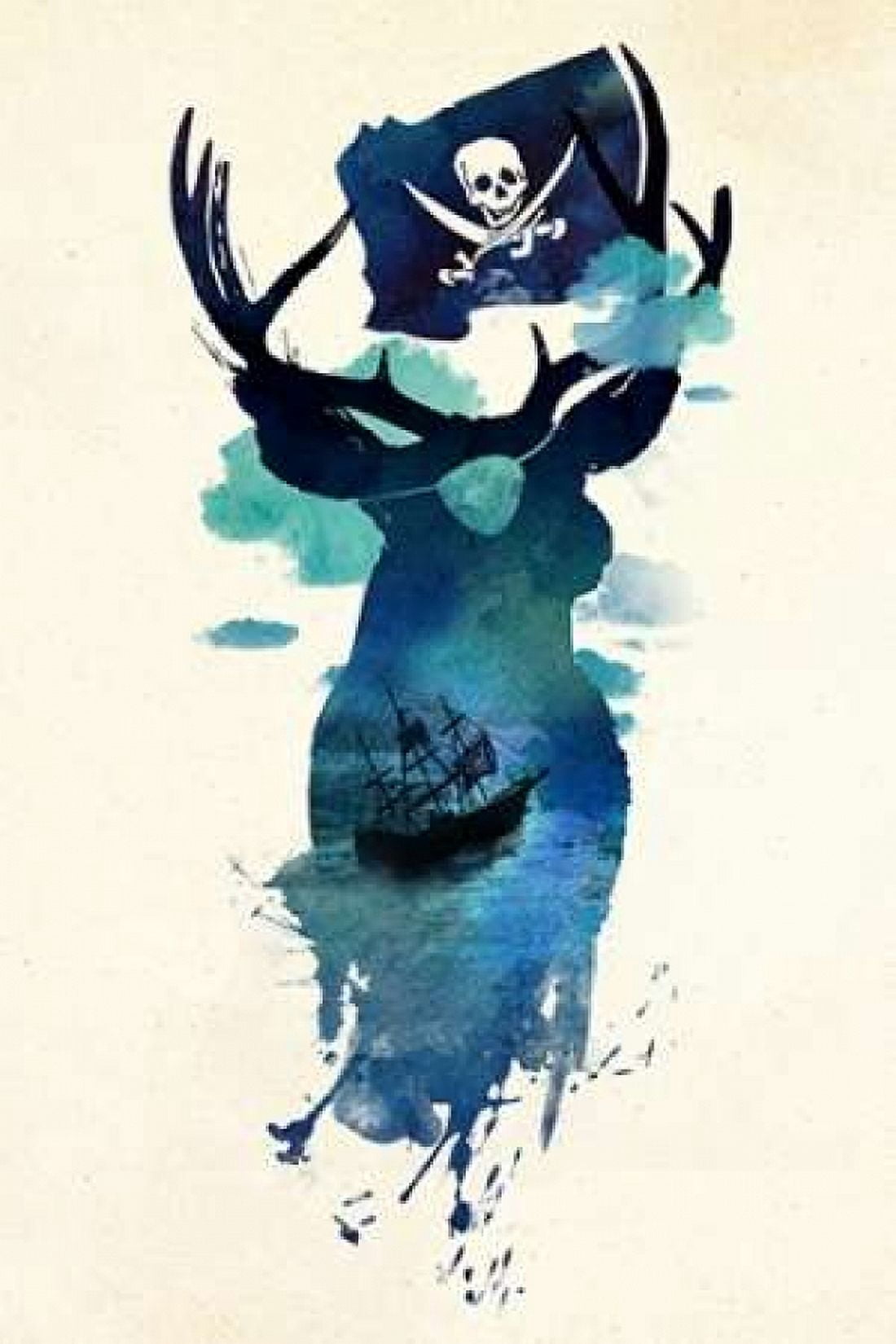 Captain Hook Canvas Art - Robert Farkas (12 x 18)