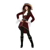 Captain Hook Plus Size Costume for Women