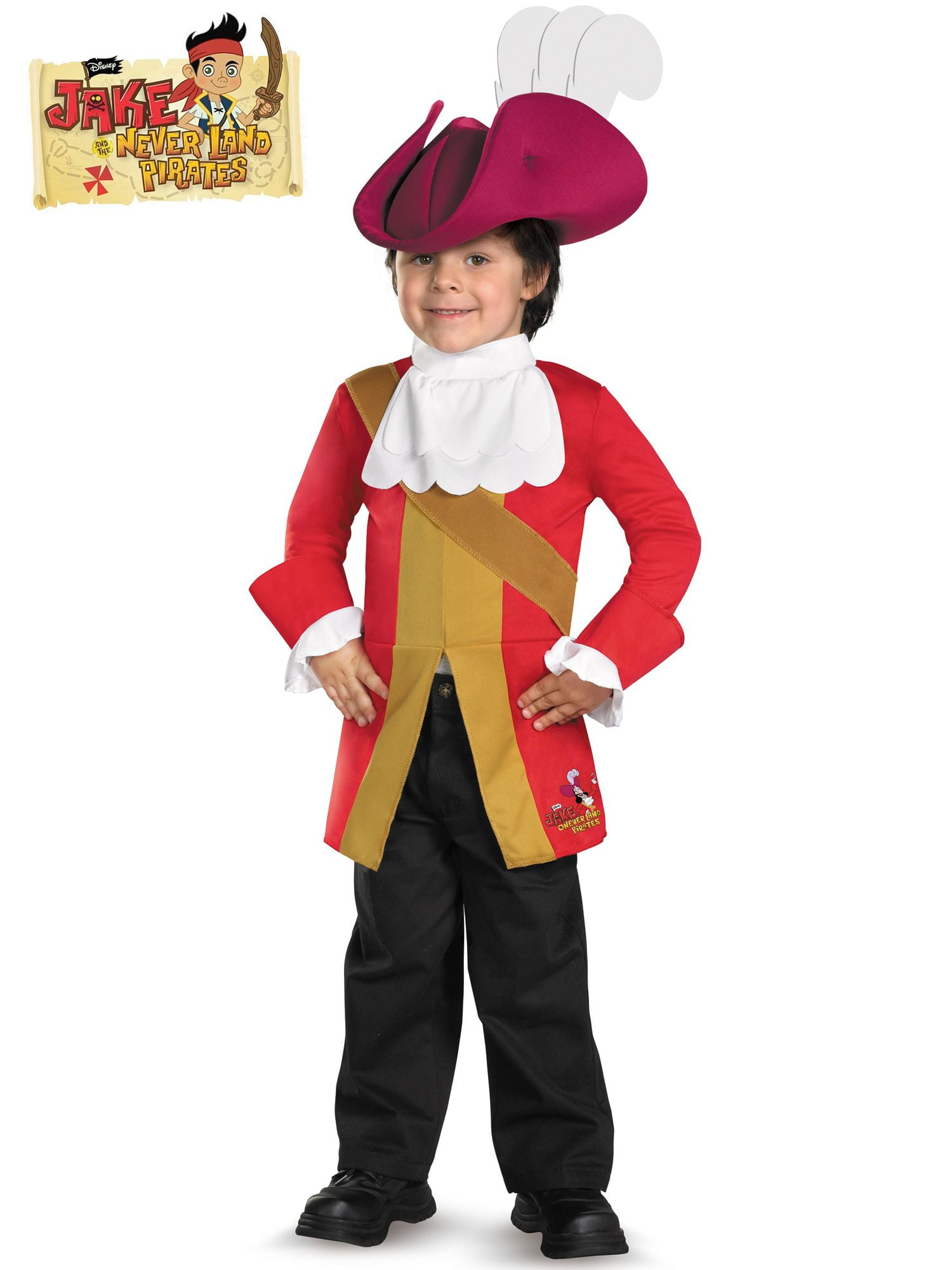 Captain Hook Toddler Jake and the Neverland Pirates Costume