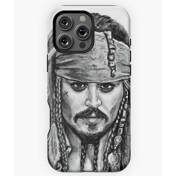 Captain Jack Pirate Hero Design Phone Case for iPhone 16 15 14 13 12 11 Pro Max