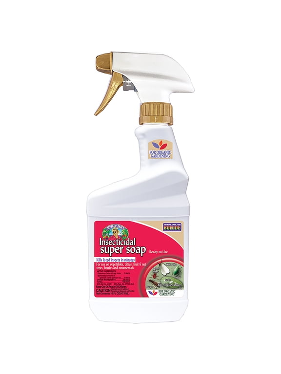 Captain Jack's 16 oz Insecticidal Soap, Ready-to-Use Spray Multi-Purpose Insect Control