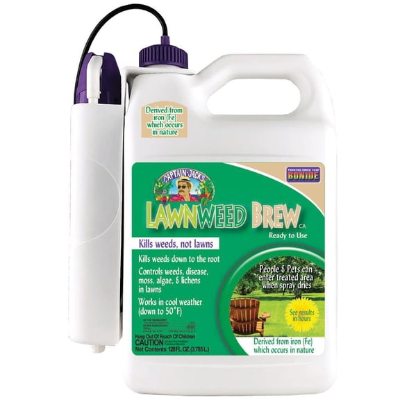 Captain Jack's Lawnweed Brew CA RTU Gal Battery Powered Wand