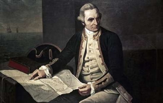 Captain James Cook Canvas Art - Nathaniel Dance-Holland (12 x 18)