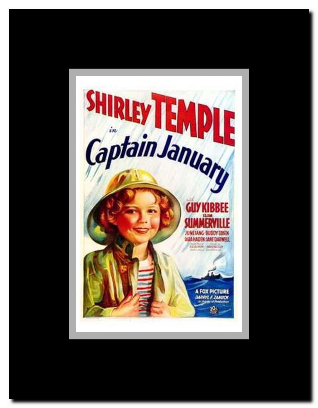 Captain January Framed Movie Poster