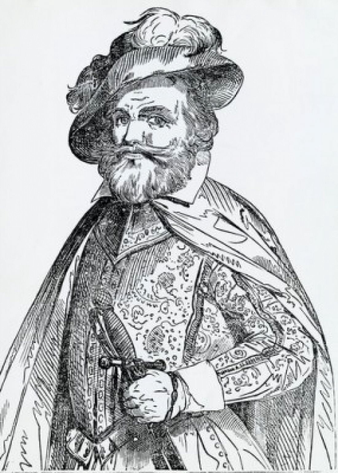 Captain John Smith Canvas Art - (18 x 24)