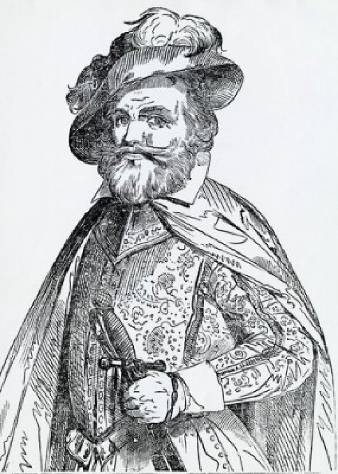 Captain John Smith Canvas Art -  (24 x 36)