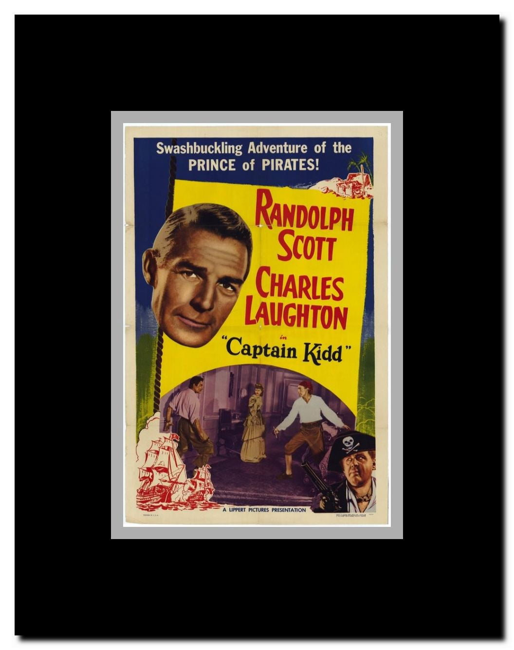 Captain Kidd Framed Movie Poster