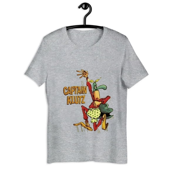 Captain Klutz T shirt MAD Magazine regular adult fit cotton graphic tee shirt