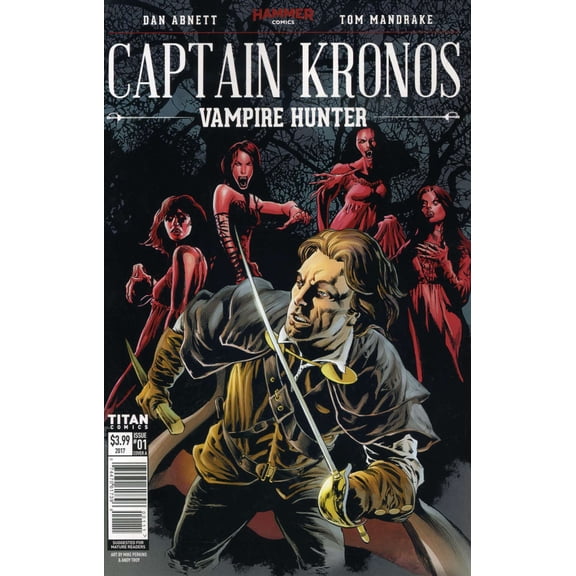 Captain Kronos-Vampire Hunter #1A VF ; Titan Comic Book