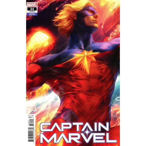 Captain Marvel (11th Series) #34A VF ; Marvel Comic Book