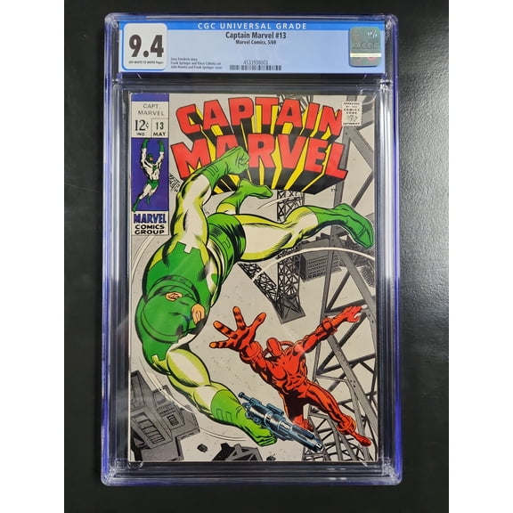 Captain Marvel #13 - CGC 9.4 Comic Book