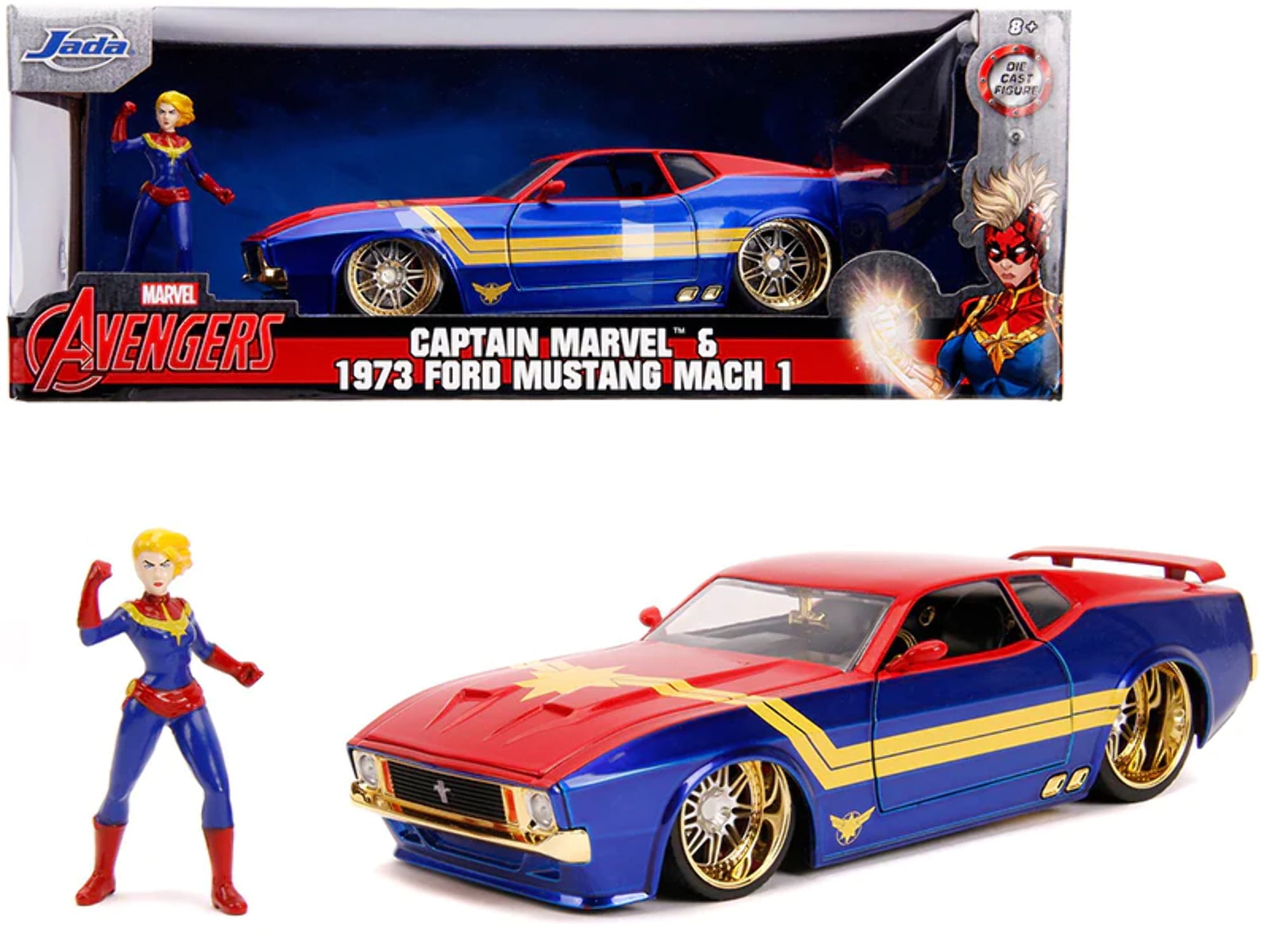 Amazon.com: Jada 1:24 Diecast 1973 Ford Mustang Mach 1 with