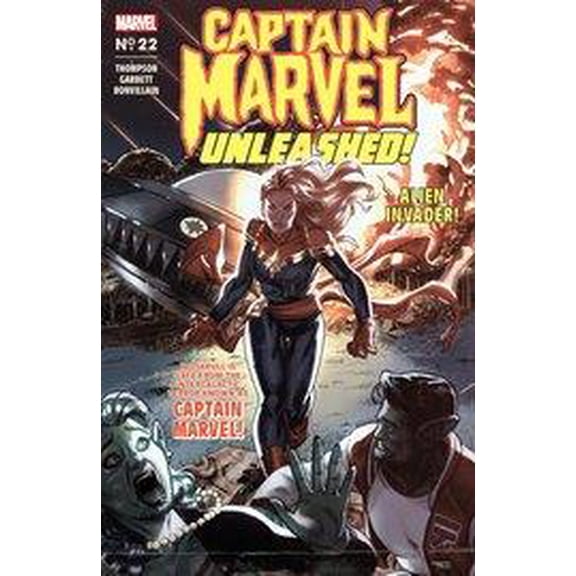 Captain Marvel #22 Clarke Captain Marvel Unleashed Horror Va (Clarke Captain Marvel Unleashed Horror Var) Marvel Comics Comic Book 2020