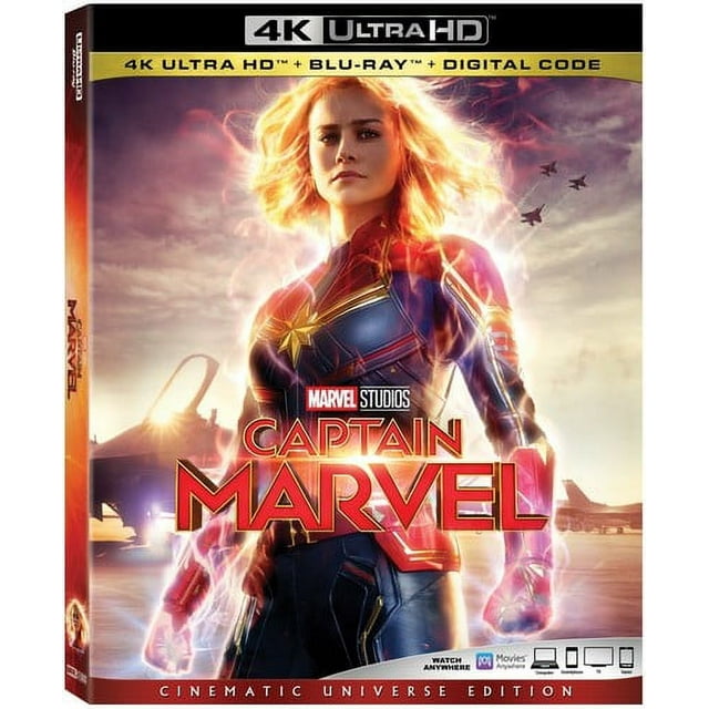 Captain Marvel (4K Ultra HD + Blu-ray), Walt Disney Video, Action & Adventure