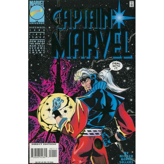 Captain Marvel (4th Series) #1 VF ; Marvel Comic Book