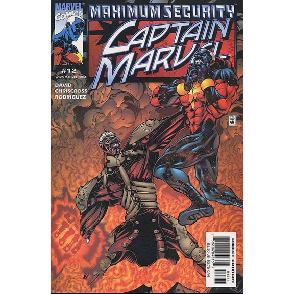 Captain Marvel (5th Series) #12 VF ; Marvel Comic Book