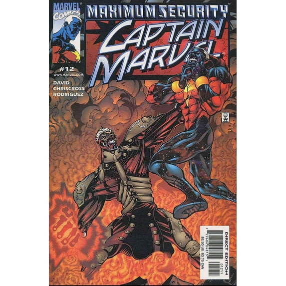 Captain Marvel (5th Series) #12 VF ; Marvel Comic Book