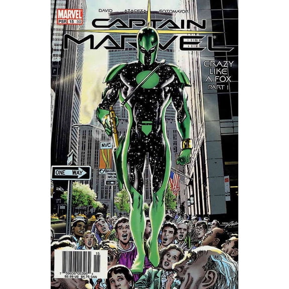 Captain Marvel (6th Series) #15 VF ; Marvel Comic Book