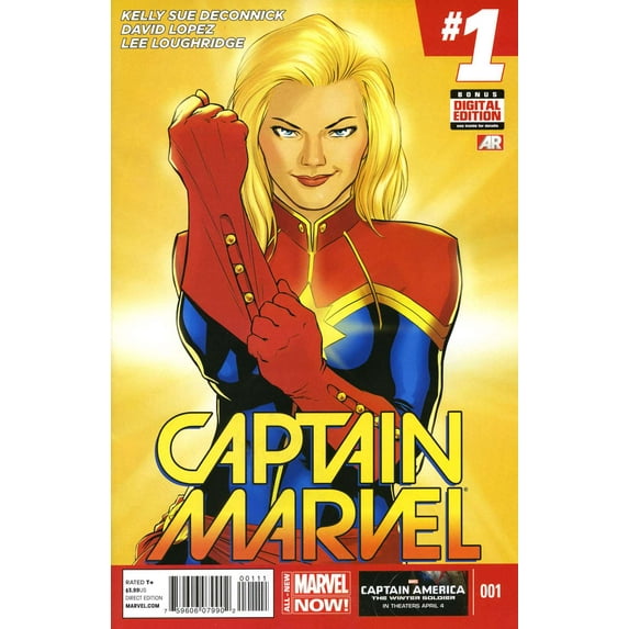 Captain Marvel (9th Series) #1 VF ; Marvel Comic Book
