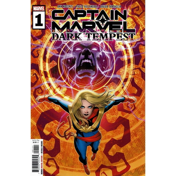 Captain Marvel: Dark Tempest #1 VF ; Marvel Comic Book