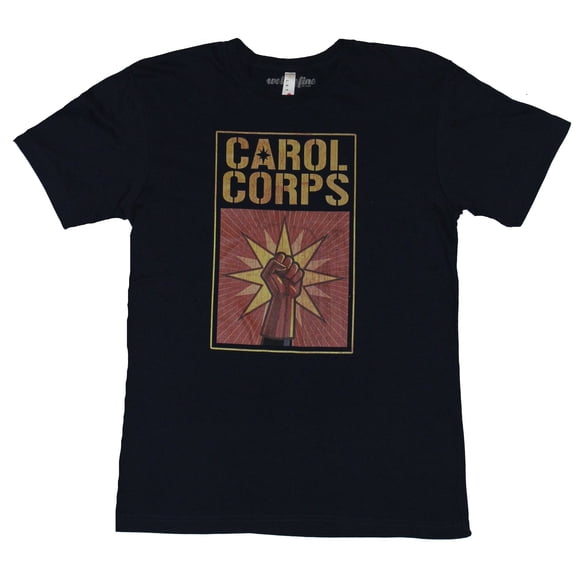 Captain Marvel (Marvel Comics)  Mens T-Shirt - Carol Corps Power Fist Logo Image (Small)