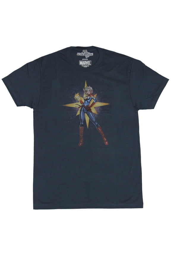 Mens T-Shirt - Smaller Bishouji Style Hand on Hip Heroine (X-Large)