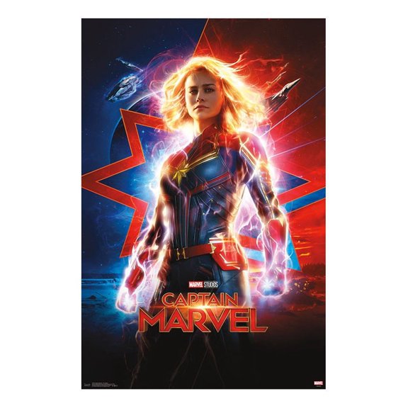 Captain Marvel - One Sheet Poster Print (22 x 34)