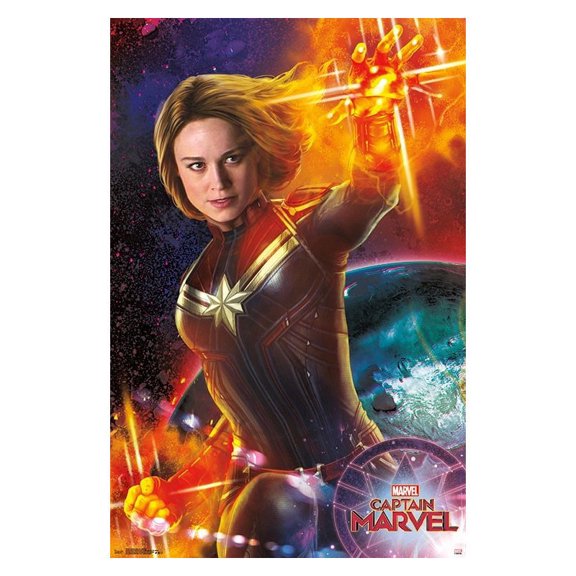 Captain Marvel Poster Print (22 x 34)