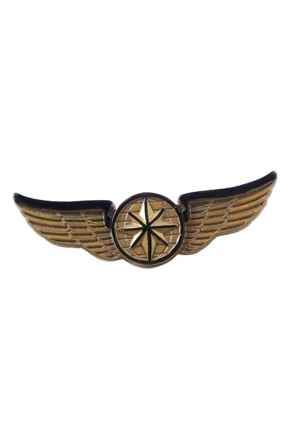 Captain Marvel Wing Logo 2.5 Inches Wide Enamel Metal Pin